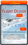 Flyboy Toys Custom Flight Design CTLS 12"x18" HD Airplane Sign