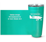 Custom Airplane Travel Tumblers