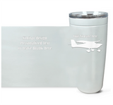 Custom Airplane Travel Tumblers