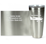 Custom Airplane Travel Tumblers