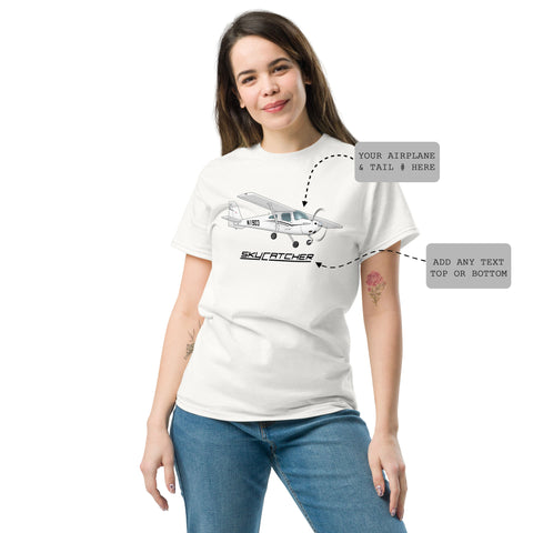 Custom Skycatcher Airplane T-Shirt - Add Your N#