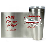 Daddy, I'm Your #1 Fan – 20oz Custom Tumbler