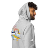 Custom Adidas Fleece Hoodie  (Left-chest & Back Print)