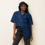 Aviation Hawaiian Shirt S35 Bonanza Airplane Blueprint All-Button Shirt