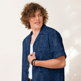 Aviation Hawaiian Shirt S35 Bonanza Airplane Blueprint All-Button Shirt