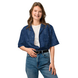 Aviation Hawaiian Shirt S35 Bonanza Airplane Blueprint All-Button Shirt