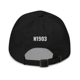 Ryan Navion (AIRIP1E1M-BW1_EMB) Airplane Embroidered Classic Cap - Add your N#