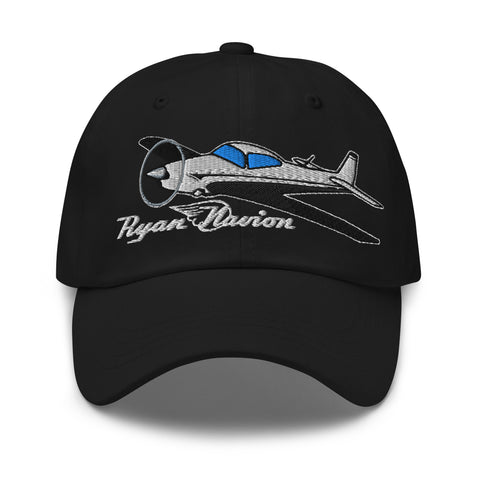 Ryan Navion (AIRIP1E1M-BW1_EMB) Airplane Embroidered Classic Cap - Add your N#
