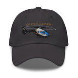 Eurocopter EC135 Helicopter Embroidered Classic Cap - Personalized with Your N#