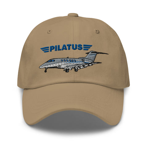 Pilatus Airplane Embroidered Classic Hat (AIRG9CPC24-GB1) - Add your N#