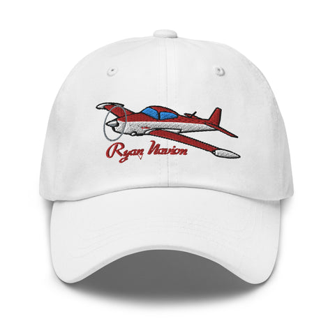 Ryan Navion Airplane Embroidered Classic Cap - Add your N#