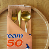 Custom Aviation Cloth Napkin Set of 4