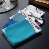Custom Aviation Cloth Napkin Set of 4