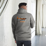 Custom Cotton Heritage Premium Hoodie (Left Chest + Back Print)