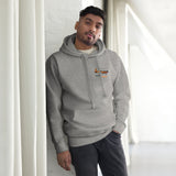 Custom Cotton Heritage Premium Hoodie (Left Chest + Back Print)