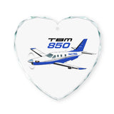 Custom Crystal Glass Airplane Ornament (Ships to US Only)