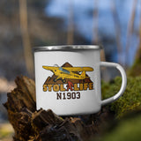 STOL Life Super Cub (AIRG9GG1H-Y2) Airplane Enamel Mug - Personalized with N#