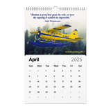 Flyboy Toys Utility Aircraft Wall calendar (2025)