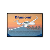 Flyboy Toys Diamond DA-42 Custom HD 18"x12" HD Metal Airplane Sign - Add Your N#