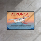 Flyboy Toys Aeronca Chief Custom HD 18"x12" HD Metal Airplane Sign