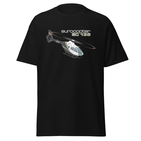 Eurocopter EC135 Helicopter T-Shirt - Personalized with Your N#