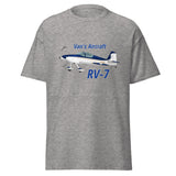 Van's RV-7 Diamond Di Custom Airplane T-shirt AIRM1EIM7-GB1 - Personalized with N#