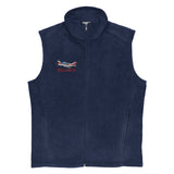 Custom Embroidered Men’s Columbia fleece vest