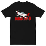 Custom Van's Aircraft RV-8 Men’s Premium Heavyweight Tee (AIRM1EIM8-RB2)