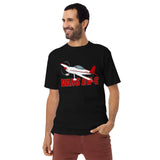 Custom Van's Aircraft RV-8 Men’s Premium Heavyweight Tee (AIRM1EIM8-RB2)