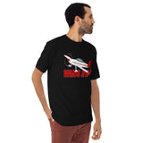 Custom Van's Aircraft RV-8 Men’s Premium Heavyweight Tee (AIRM1EIM8-RB2)