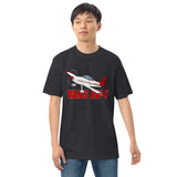 Custom Van's Aircraft RV-8 Men’s Premium Heavyweight Tee (AIRM1EIM8-RB2)