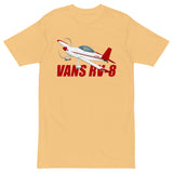 Custom Van's Aircraft RV-8 Men’s Premium Heavyweight Tee (AIRM1EIM8-RB2)