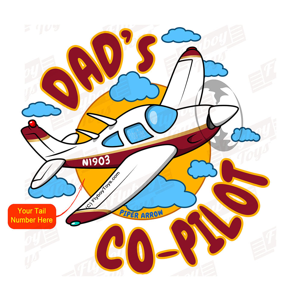 Dad's Co-Pilot Low wing (Burgundy) Airplane Design