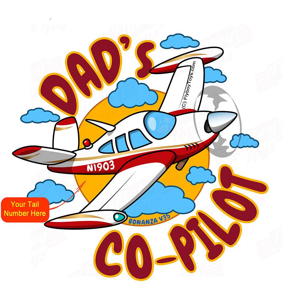 Dad's Co-Pilot V-Tail V35A (Red/Tan) Airplane Design