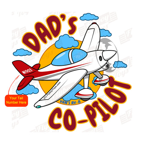 Dad's Co-Pilot Van's Aircraft RV-8 (RV8 Red) Airplane Design
