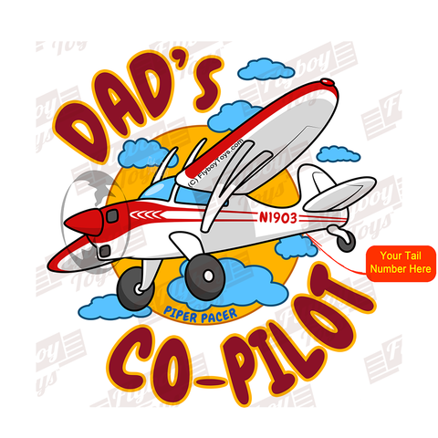 Dad's Co-Pilot High wing (Red #2) Airplane Design
