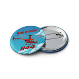 Wear Your Wings: Custom Airplane Pin Buttons - Set of 5