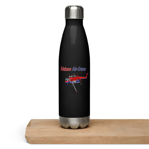 Erickson Air-Crane Stainless Steel Water Bottle - Add Your N#