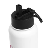 Custom Airplane Stainless Steel Water Bottle with a Straw Lid