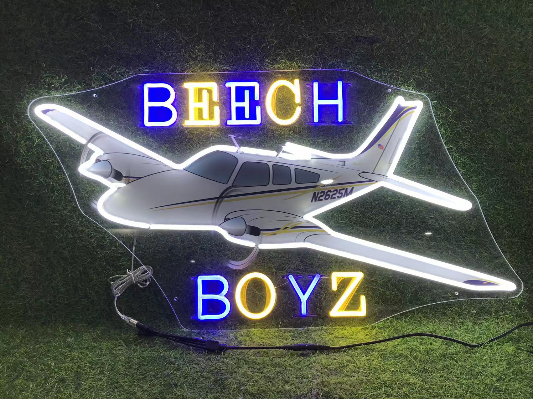 Neon Fly Ride Sign Custom LED Neon Signs – Flyboy Toys