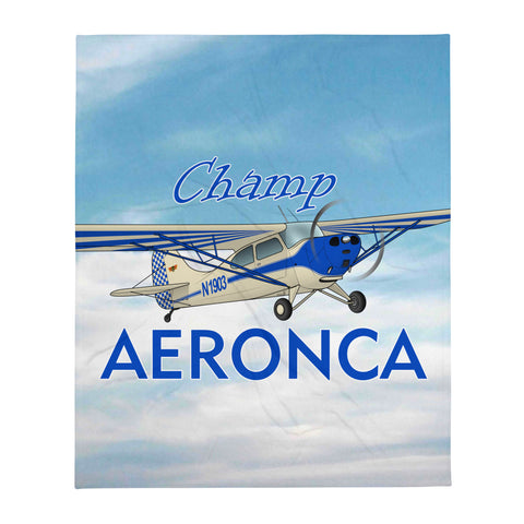 Aeronca Champ (AIRJ5I381-CB2) Throw Blanket