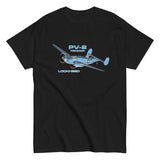 Lockheed Harpoon PV-2 (Blue) Airplane T-Shirt - Personalized w/ Your N#