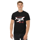 Van's Aircraft RV-12 (Red/Black) Airplane T-Shirt - Personalized w/ Your N#