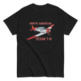 North American Texan T-6 Airplane T-Shirt - Personalized w/ Your N#