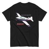 Mooney M20K (Blue/Red) Airplane T-Shirt - Personalized with Your N#