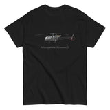 Aérospatiale Alouette II Helicopter T-Shirt - Personalized with Your N#