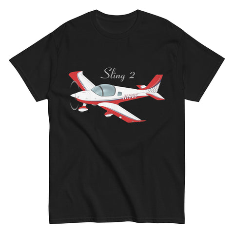 The Airplane Factory Sling 2 Airplane T-Shirt - Personalized w/ Your N#