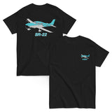 SR22T Airplane T-shirt - Personalized with Your N# - Back & Front