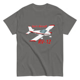 Van's Aircraft RV-12 (Red/Black) Airplane T-Shirt - Personalized w/ Your N#