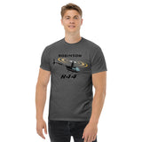 Robinson R44 (HELIIF2R44-BS1) Helicopter T-shirt- Personalized with N#